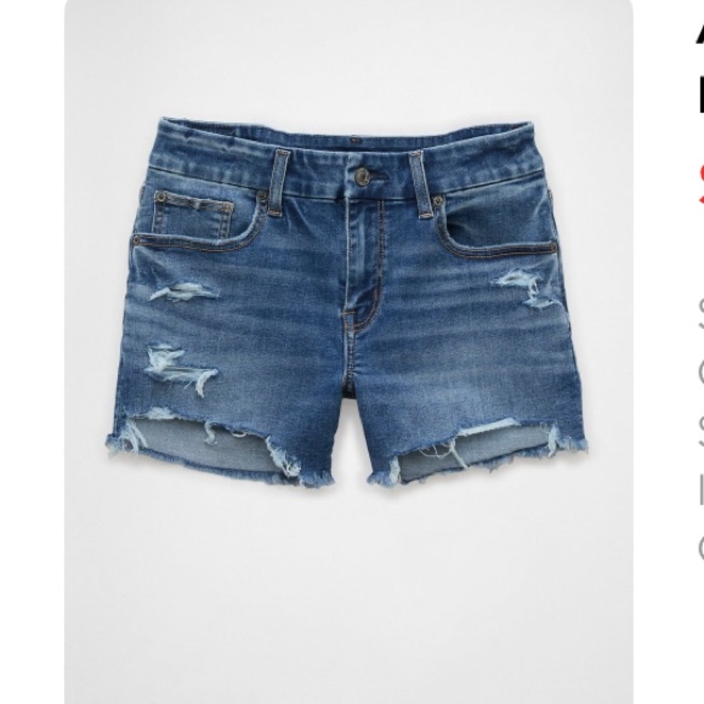 Denim Distressed Women Shorts